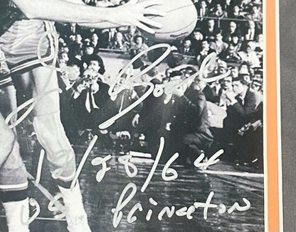 Jim Boeheim Syracuse Signed 11x14 Framed Photo Vs Bill Bradley 1964 Auto Steiner