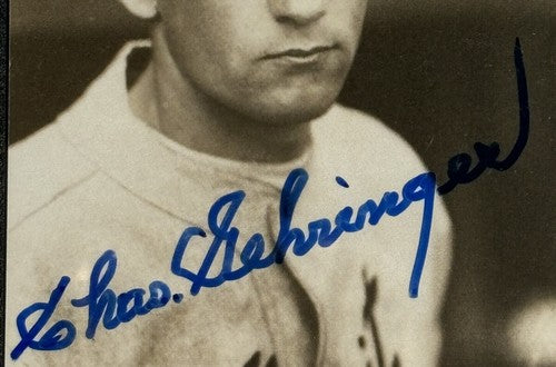 1988 World Wide Sports Card Charles Gehringer SGC Authentic Coa HOF Auto Tigers