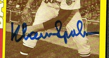 1990 Swell Bubble Gum Card #86 Warren Spahn Signed SGC Coa HOF Mint Auto Braves