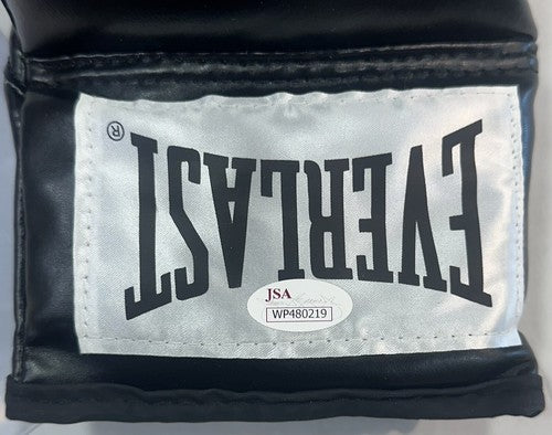 Mike Tyson Signed Everlast Black Right Boxing Glove Champion Autograph JSA COA