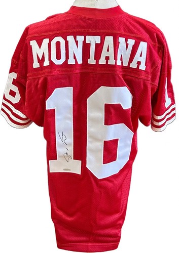 Joe Montana Signed 49ers Pro Line Wilson Authentic Jersey Vintage Auto UDA HOF