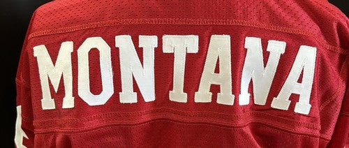 Joe Montana Signed 49ers Pro Line Wilson Authentic Jersey Vintage Auto UDA HOF