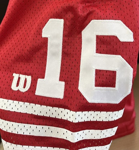 Joe Montana Signed 49ers Pro Line Wilson Authentic Jersey Vintage Auto UDA HOF