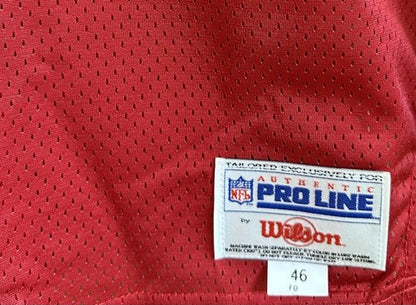 Joe Montana Signed 49ers Pro Line Wilson Authentic Jersey Vintage Auto UDA HOF