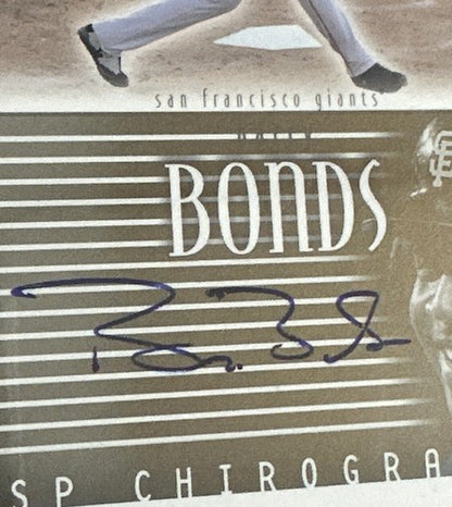 2002 SP Authentic Barry Bonds SP Chirography Gold Psa 9 Mint Auto /25 Pop 1 Rare