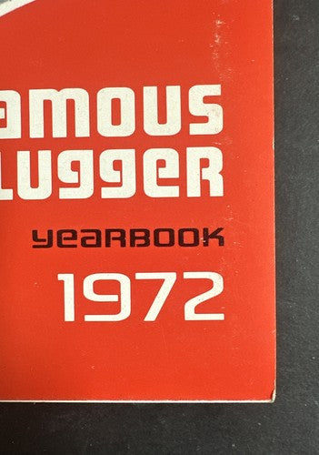 1972 Louisville Slugger Famous Slugger Yearbook Willie Stargell Tony Oliva Nm