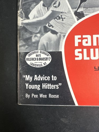 1972 Louisville Slugger Famous Slugger Yearbook Willie Stargell Tony Oliva Nm