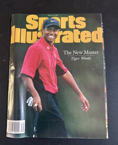 April 21 1997 Tiger Woods Sports Illustrated Newsstand The New Master   No Label