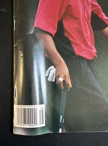 April 21 1997 Tiger Woods Sports Illustrated Newsstand The New Master   No Label