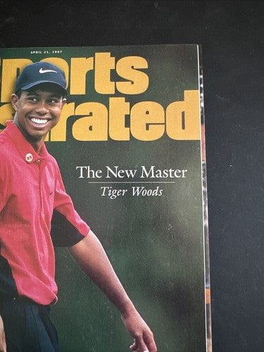 April 21 1997 Tiger Woods Sports Illustrated Newsstand The New Master   No Label