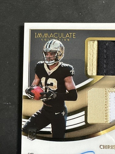 2022 PANINI IMMACULATE Chris Olave Rpa /99 Mint Auto Rookie 2 Auto 3 Color Patch