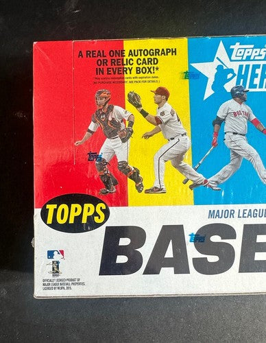 2015 Topps Heritage Baseball Hobby Box FACTORY SEALED 1 Auto Mint Lindor Rc ?