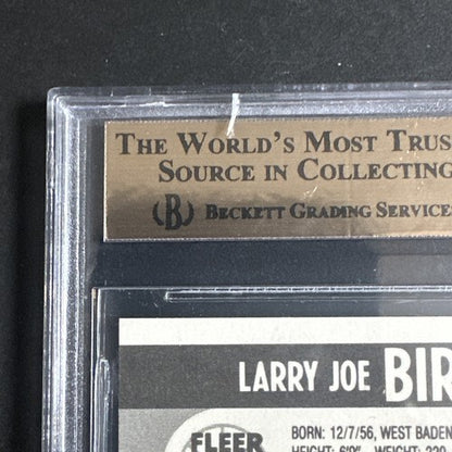 1990-91 Fleer #8 Larry Bird BGS 9.5 Gem Mint Beauty Hof Boston Celtics