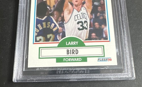 1990-91 Fleer #8 Larry Bird BGS 9.5 Gem Mint Beauty Hof Boston Celtics