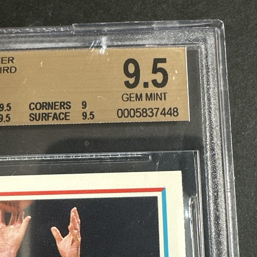 1990-91 Fleer #8 Larry Bird BGS 9.5 Gem Mint Beauty Hof Boston Celtics