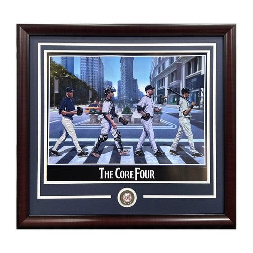 NY Yankees Core 4 16x20 Framed Photo Litho Derek Jeter Rivera Posada Pettitte