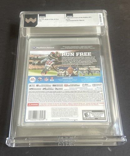 2013 Madden NFL 25 Video Game PS3 Limited /69 Barry Sanders Mint  Wata Sealed MT
