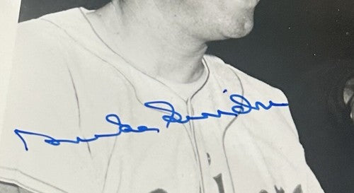 Willie Mays Duke Snider Signed 8x10 Framed Photo Giants Dodgers Mint Auto PSA