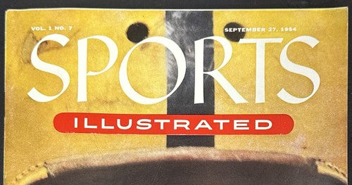 1954 Sports Illustrated 1st Year Complete Calvin Jones Iowa Newstand No Label