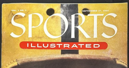1954 Sports Illustrated 1st Year Complete Calvin Jones Iowa Newstand No Label
