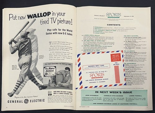 1954 Sports Illustrated 1st Year Complete Calvin Jones Iowa Newstand No Label
