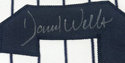 David Wells Signed 2014 Old Timers Majestic Game Used Yankees Jersey PG Auto COA
