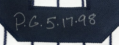 David Wells Signed 2014 Old Timers Majestic Game Used Yankees Jersey PG Auto COA