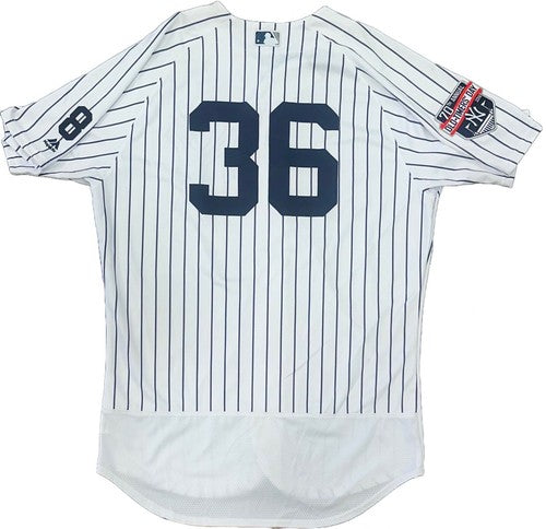 David Cone & Matsui Signed Game Used Yankees Old Timers Day Jersey  PG Auto Coa