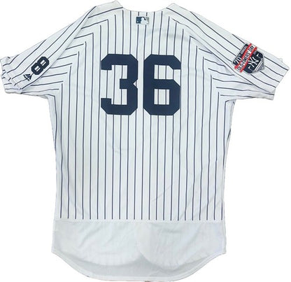 David Cone & Matsui Signed Game Used Yankees Old Timers Day Jersey  PG Auto Coa