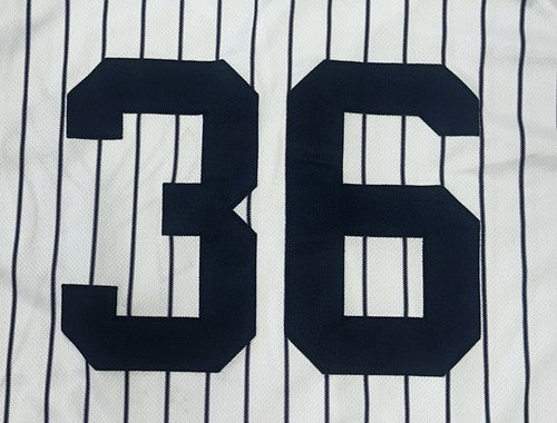 David Cone & Matsui Signed Game Used Yankees Old Timers Day Jersey  PG Auto Coa