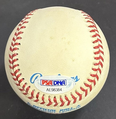 Lee Smith Signed Official AL Baseball 471 Saves Auto Cardinals Cubs PSA COA HOF
