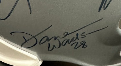 Cowboys 1990’s Multi Signed FS Helmet Aikman Woodson Brown 11 Auto JSA COA HOF