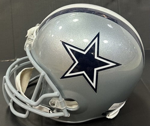Cowboys 1990’s Multi Signed FS Helmet Aikman Woodson Brown 11 Auto JSA COA HOF