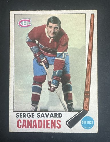 1969-70 O-Pee-Chee #4 Serge Savard Montreal Canadiens Rc  Opc Hof Rookie Ex Nice