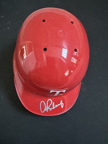 Alex Rodrguez Signed Mini Baseball Helmet Rangers Topps Reserve Coa Mint AUTO
