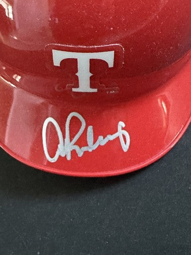 Alex Rodrguez Signed Mini Baseball Helmet Rangers Topps Reserve Coa Mint AUTO