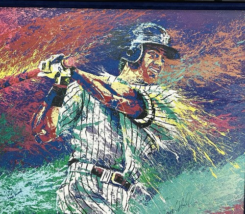 Paul O’Neill Signed 33x44 Framed Bill Lopa Giclee Canvas DX Yankees LE Auto COA