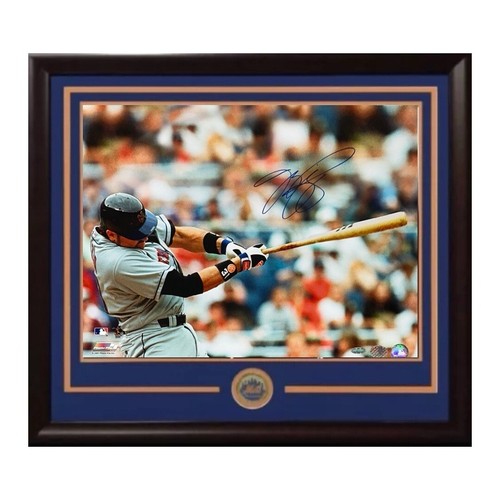 Mike Piazza Signed 16x20 Framed Photo New York Mets Autograph Steiner COA HOF