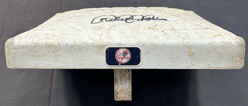 Derek Jeter Don Mattingly Signed 7/4/2005 Game Used 3rd Base Auto MLB Steiner