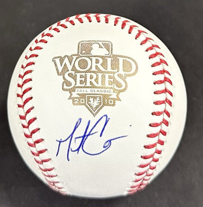Matt Cain Giants Signed Official 2010 World Series Baseball Auto MLB Holo COA
