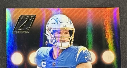 Justin Herbert Signed 2023 Panini Zenith /50 Auto LA Chargers NM/M Card #58