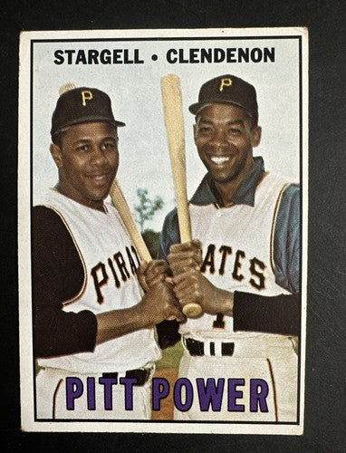 1967 Topps #266 Pitt Power Willie Stargell Ex Pirates