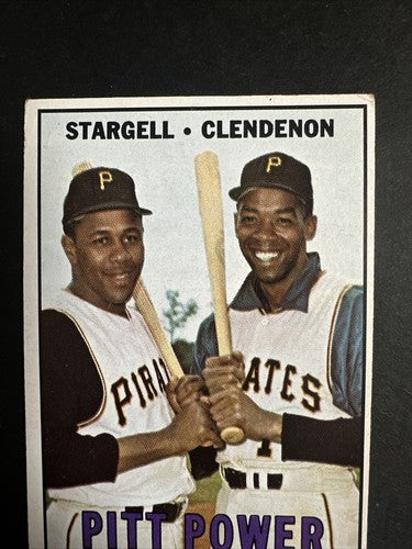 1967 Topps #266 Pitt Power Willie Stargell Ex Pirates