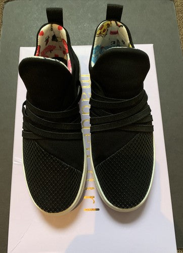 Madden Girl SZ 13 JLANDENN Pull on Sneakers Black Brand New In Box Nice