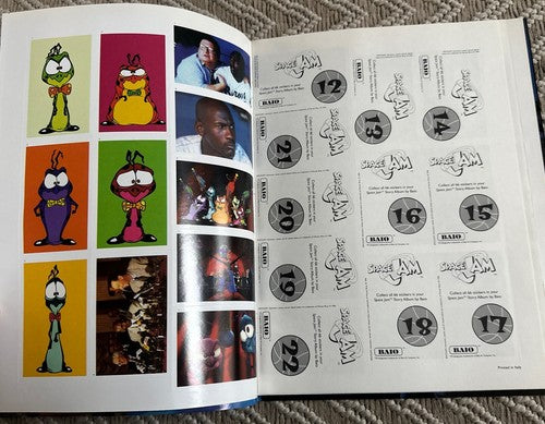 Space Jam Complete Sticker Story Set Album Michael Jordan BAIO Movie 1996 Unused