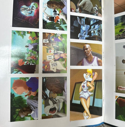 Space Jam Complete Sticker Story Set Album Michael Jordan BAIO Movie 1996 Unused