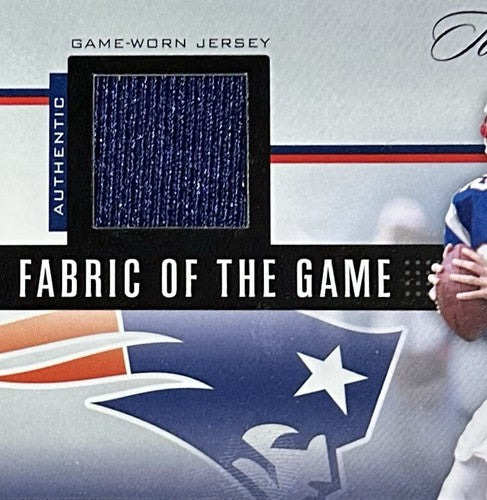 2006 Leaf Certified Materials Tom Brady Game Used Patch Jersey /100 Patriots HOF