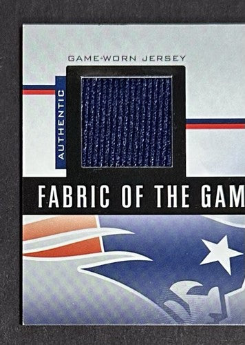 2006 Leaf Certified Materials Tom Brady Game Used Patch Jersey /100 Patriots HOF
