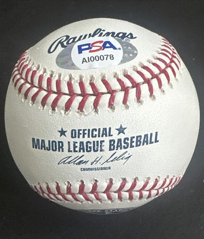 DEREK JETER Signed 2009 Inaugural Logo Baseball To Jack Best Wishes Auto Psa Coa