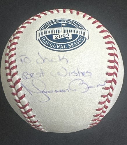 Mariano Rivera Signed 2009 Inaugural Logo Baseball To Jack Best Wishes Auto Psa